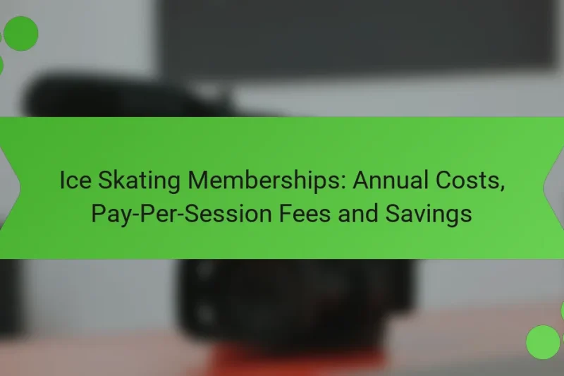 Ice Skating Memberships: Annual Costs, Pay-Per-Session Fees and Savings